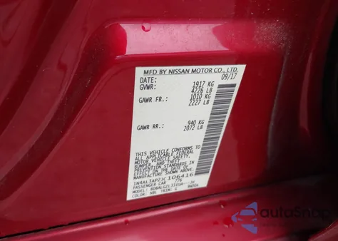 2018 Nissan Altima 2.5 S из США, поврежденный, VIN 1N4AL3AP2JC106416